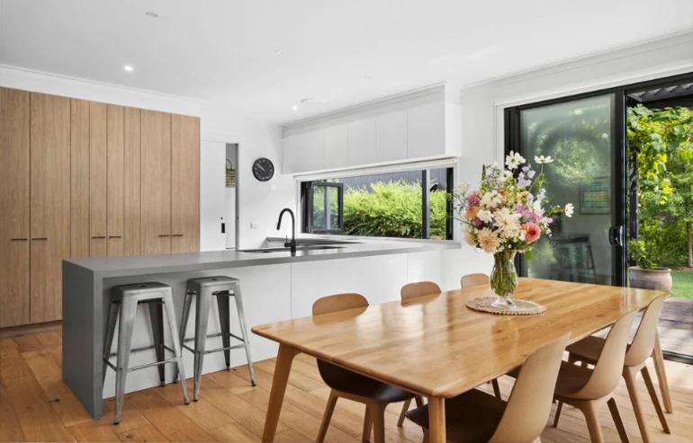 Kitchen and Dining Area