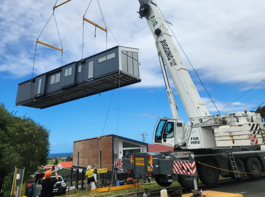 Modular Home Delivery