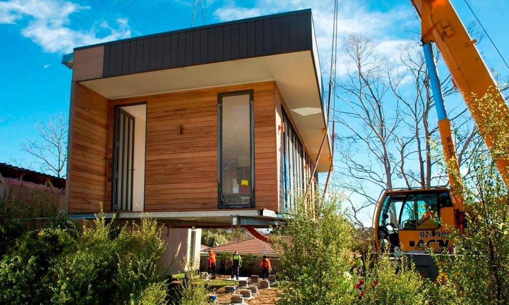 sustainable modular home building